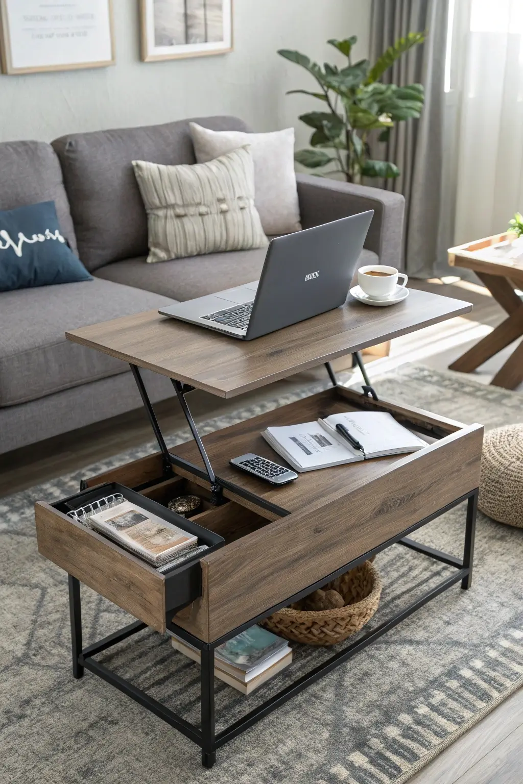 Lift-Top Coffee Table
