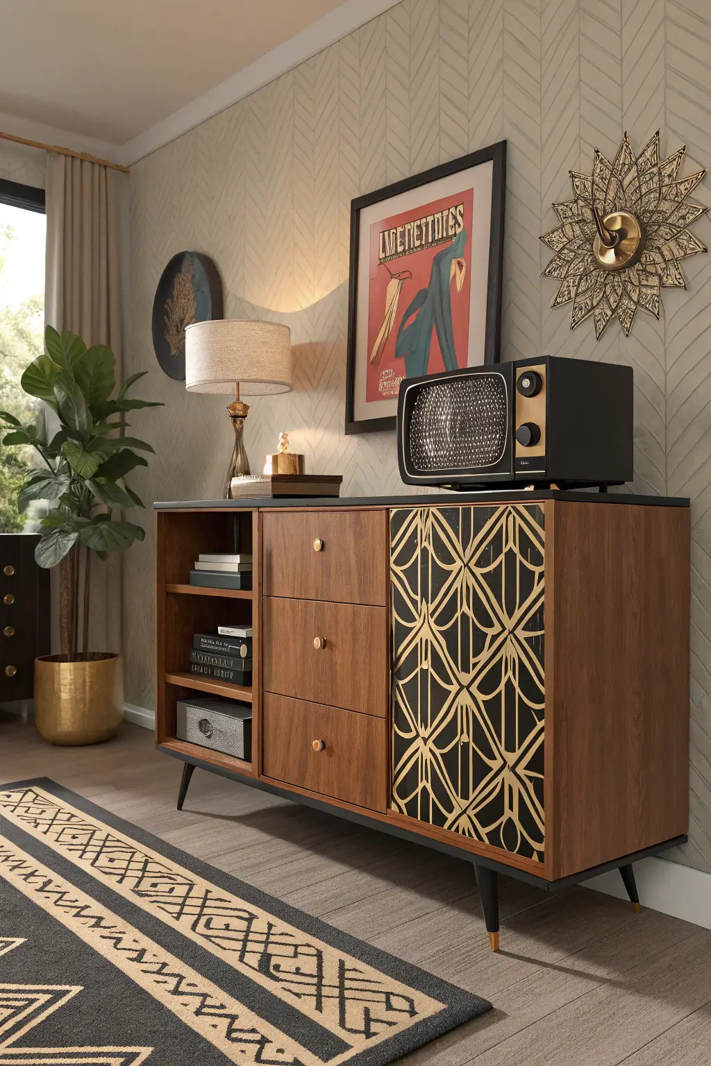 Deco Revival Atomic Retro Mid-Century
