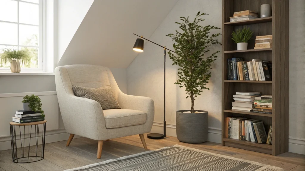 Budget-Friendly Library Corner