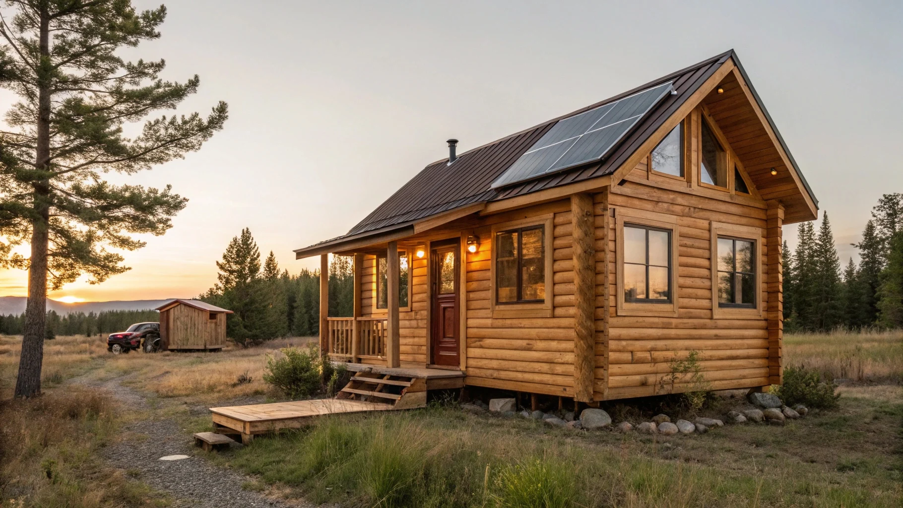 Log Cabin Tiny House