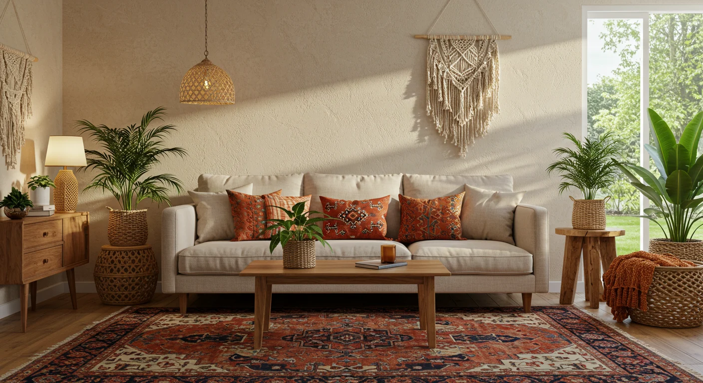 boho living room